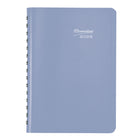 Brownline - 2026 Agenda quotidien/mensuel Fashion - 8 po x 5 po - Couleurs assorties - Anglais-Reliure spirale double avec couverture souple aspect lézard