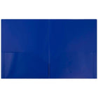 JAM Paper - Pop Porte-documents à 2 pochettes - bleu foncé - Paquet de 6-Taille : 9,5 x 11,5 pouces | S'adapte facilement aux documents de 8,5" x 11"
