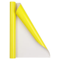 JAM PAPER - Papier cadeau brillant - 43 x 46 cm - Jaune brillant - Paquet de 2-Couleur : Jaune
