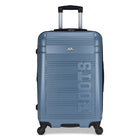 Roots - Valise Banff de taille moyenne - 24 po - Bleu-Extension de 2 pouces (5 cm) pour une capacité de rangement supplémentaire