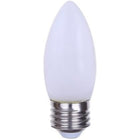 Northern Stars - DEL Ampoule, LE-4B10/827/IF/E26 2700K 120V 4W E26 350LM = 40W - Givrée - 10 Paquet-Ampoule DEL B10 Avec Culot E26 