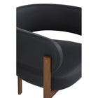 Brassex - Chaise de visite 187509 Bailey - ensemble de 2 - noire-Assise en mousse de haute qualité