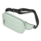 Nicci - Sac banane avec sangle Web - Vert-Compartiment à fermeture éclair sur le devant