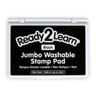 Ready 2 Learn - Tampon encreur lavable géant - Noir - 6,2 po L x 4,1 po l - Paquet de 2-Créez des images vives: L'encre de haute qualité fournit des images nettes une fois tamponnées. Utilisez-le pour décorer des affiches, des panneaux, des cahiers et bien plus encore !