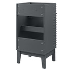 Modway - Render 18" Armoire de toilette de salle de bain (lavabo non inclus) - Gris-Matchs non inclus