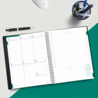 Blueline - 2026 Agenda Timanager 5-jour hebdomadaire/mensuel 13 mois - 11 po x 8-1/2 po - Noir - Anglais-Inclus: une section dédiée aux notes et une section pour les contacts