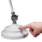 OttLite - Lampe de bureau LED Revive avec charge USB - Clearsun - Blanche-Le diffuseur arrondi imite l'apparence des ampoules traditionnelles