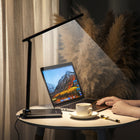 ShoppingAll - Lampe de Bureau LED Multi-Fonctionnelle avec Chargeur Sans Fil Qi - Noir-Base de chargement sans fil certifiée Qi (prend en charge le chargement à travers des étuis de téléphones jusqu'à 5 mm d'épaisseur)