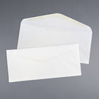 JAM Paper Enveloppes format livret à rabat commercial gommé, 5 x 11 1/2 po, blanches, 200 par paquet-Idéales pour les cartes de vœux, les cartes d’invitation, les faire-part de mariage et autres