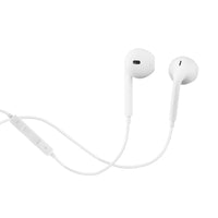 Evry - Écouteurs filaires avec adaptateur USB-C, blanc-Connecteur 3,5 mm avec adaptateur USB-C