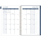 Mead - Agenda scolaire hebdomadaire/mensuel dessins animés de chevaux 2025-2026 - 8 1/2 po H x 5 1/2 po l - multicoloure - bilingue-Couverture laminée durable et résistant à l'eau