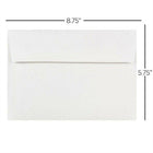 JAM Paper - Enveloppes d'invitation A9 - 5,75 po x 8,75 po - Blanc - 50/paquet (4023213I)-Quantité : 50 enveloppes par paquet