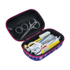 Zipit - Boîte à crayons Colorz avec poche intérieure - Motif flottant bleu marine-5