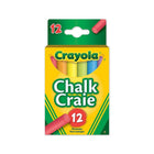 Crayola® Craies Colourex, couleurs variées, paq./12-Les craies Crayola sont de qualité supérieure - bâtonnets résistants et durables