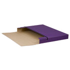 JAM Paper - Étui de transport pour dossiers épais avec bande élastique - 10 x 1 1/4 x 13 1/4 - Violet-Un excellent portfolio professionnel à utiliser à la maison, en classe, au bureau ou en déplacement