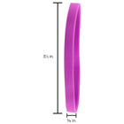 JAM Paper - Élastiques durables - taille 64 - violets - multi-usages - Paquet de 100-Restez organisé avec style en gardant ensemble des liasses de courrier, des dossiers et des documents à la maison, à l'école ou au bureau.