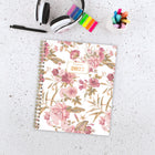 AT-A-GLANCE - Agenda hebdomadaire/mensuel BADGE floral 2027 - 11 po H x 8 1/2 po l - multicolore - bilingue-13 pages mensuelles avec onglet