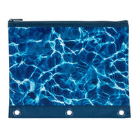 Pep Rally - Pochette à anneaux 3 - Eau bleue-La pochette à anneaux s'insère dans les classeurs à 3 anneaux standard