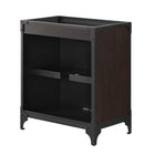 Modway - Steamforge 30" Armoire de toilette de salle de bain (lavabo non inclus) - Noyer noir-Bassin d’évier non inclus