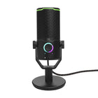 JBL - Quantum Stream Studio-Quatre modèles de prise de voix sélectionnables - Un seul bouton à l’avant du microphone permet de basculer rapidement entre quatre modèles de prise de voix : cardioïde lorsque vous enregistrez ou diffusez seul(e), bidirectionnel si vous interviewez une personne située de l’autre côté du micro, stéréo si votre coprésentateur et vous êtes assis du même côté du micro ou que vous enregistrez un instrument de musique, et omnidirectionnel pour toute diffusion ou podcast avec plus de d