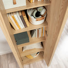 Sauder - Meuble de rangement Merton Hall - Frêne Harmony-Instructions claires: Avec des instructions illustrées et des pièces étiquetées, l'assemblage est rapide et facile