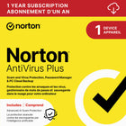 Norton - Antivirus Plus logiciel antivirus - 1 appareil - abonnement d'un an [téléchargement]-Une adresse e-mail valide doit être fournie lors du paiement