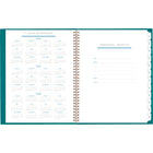 AT-A-GLANCE - Agenda scolaire hebdomadaire/mensuel Signature Lite 2024-2025 - 8 3/8 po x 11 po - sarcelle - anglais-Des pages spéciales vous aident à tout faire et comprennent 4 pages de notes, 3 de contacts, une de calendrier d'événements, une de liste de congés et une de calendrier de référence de 3 ans. 