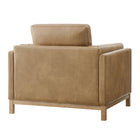 Modway - Roscoe Cuir végane Fauteuil - Toast-7