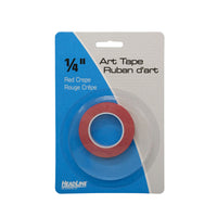 Headline Sign - Ruban artistique graphique - 1/4 po x 324 po - Rouge-Crêpe rouge