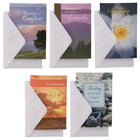 Jam Paper - Cartes de sympathie, Assortiment Sincères condoléances, Paquet de 10-Taille : 5,25 po L x 7,25 po l