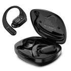 échelon - RoundSound OpenEar Écouteurs sans fil, Noir-Conception à oreille ouverte ultra légère Profitez d'un ajustement sûr et confortable avec un port sans pression pour une utilisation toute la journée