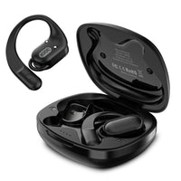 échelon - RoundSound OpenEar Écouteurs sans fil, Noir-Conception à oreille ouverte ultra légère Profitez d'un ajustement sûr et confortable avec un port sans pression pour une utilisation toute la journée