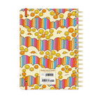Orange Circle - Studio 2025 Agenda à trois onglets Bons moments - 9,60 po x 7 po - Couleur assortie-Fermeture à bande élastique et 96 autocollants colourés