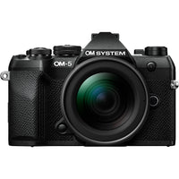 OM SYSTEM - Appareil photo sans miroir avec objectif 12-45mm f/4  OM-5 Mark II - Noir -L'OM-5 Mark II offre une prise de vue séquentielle rapide et Pro Capture permettant l'enregistrement avant l'obturateur pour que vous ne manquiez jamais le moment parfait