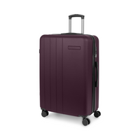 Bugatti - Bordeaux valise rigide à roulettes pivotantes – 30 po – Figue-Fabriqué en ABS/PC
