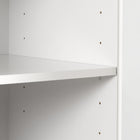 South Shore - Petite armoire de rangement à 2 portes, collection Morgan, blanc pur (7260722)-Garantie de qualité de 5 ans