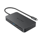Targus HD7002GL HyperDrive Next Double hub USB-C 4K HDMI 7 ports-Deux moniteurs 4K étendus pour les MacBook, PC et Chromebook M1, M2 et M3.
