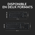 Logitech G413 TKL SE Clavier Gaming Mécanique-Commandes multimédia par touches FN : 12 touches de fonction (FN) pour contrôler volume, lecture et pause, saut de piste, mise en sourdine, commutateur d'éclairage, verrouiller Windows, etc