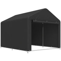 Outsunny abri portable 6,6 pi x 7,8 pi-La structure en acier galvanisé augmente la résistance au vent et la stabilité générale
