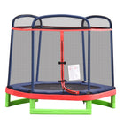 Outsunny - Trampoline robuste 7 pi pour enfants, jouets d’extérieur - rouge-Conception robuste et haute stabilité 