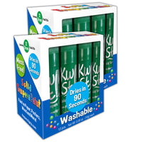 Kwik Stix - TPG60040-2 Bâtons de peinture à la tempera solide - paquet de couleur unique - vert - 12 par paquet - 2 paquets-Bâtons de peinture Kwik Stix individuels pour ceux que vous utilisez le plus !