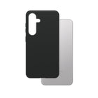 PanzerGlass - CARE Fashion avec QI Compatible Samsung Galaxy S25 Plus - Noir-Audacieusement tendance. Compatible QI