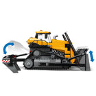 LEGO - City Big Vehicles Le bulldozer jaune-Ensemble de construction LEGO avec des accessoires amusants - Cet ensemble est livré avec des accessoires de figurines LEGO, dont un panneau de construction, une clé et un walkie-talkie