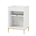 Modway - Awaken 24" Vanette de salle de bain - Blanc-Assemblée requise