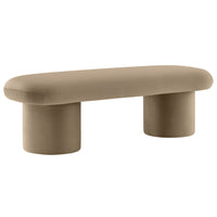 Modway - Orla Performance Velvet Banc - Taupe-Velours de performance résistant aux taches