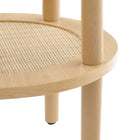 Modway - Torus Manche Table d’appoint - Chêne-Assemblée requise