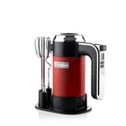 Westinghouse - Batteur à main Retro 5 vitesses, Rouge-Piédestal séparé pour simplifier le stockage