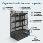 ShoppingAll - Organisateur de bureau Mesh avec 9 compartiments-5