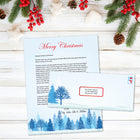 Geographics - Enveloppes No.10, Pins et Flocons de Neige - 35 Pqt-Gommé 