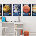 TREND enterprises, Inc - Affiche pédagogique sur les planètes - Lot de 8-Facile à perforer, se fixe au mur avec du ruban adhésif ou des agrafes. Fabriqué en papier durable et plat